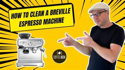 How To Clean A Breville Espresso Machine With Tablets 4K The Quick