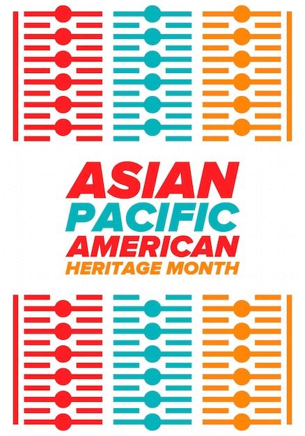 Premium Vector Asian Pacific American Heritage Month Asian Americans