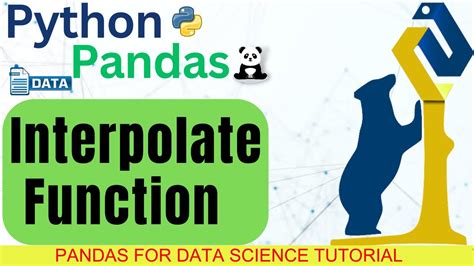 Python Pandas Tutorial Pandas Interpolate Function Fill Missing Values By Interpolate