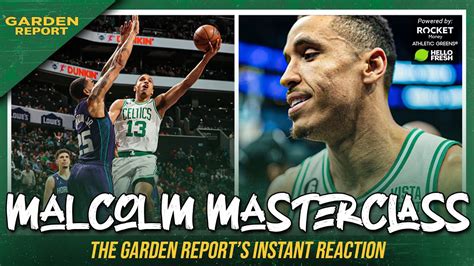 Malcolm Brogdon S Scoring EXPLOSION In Celtics Win Over Hornets YouTube