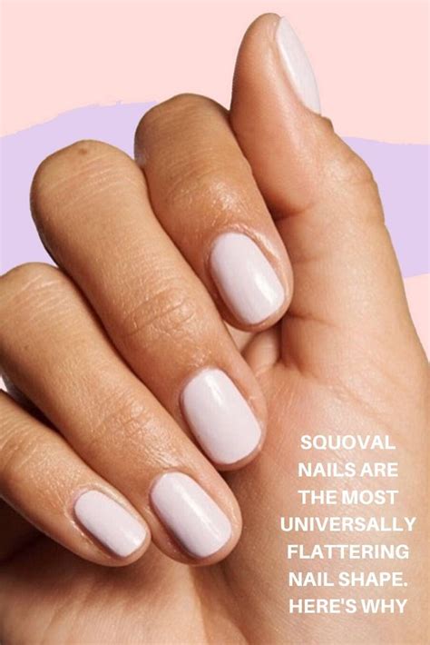 Squoval Nails Are The Most Universally Flattering Nail Shape Here S