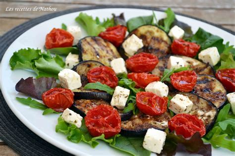 Ma Cuisine Au Fil De Mes Id Es Salade D Aubergines Grill Es Au