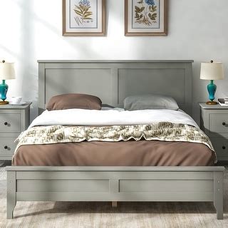 Modern Solid Wood Full Platform Bed - Bed Bath & Beyond - 37092080