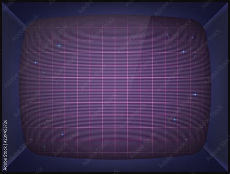 Retro arcade game machine. Screen background. Vector illustration ...