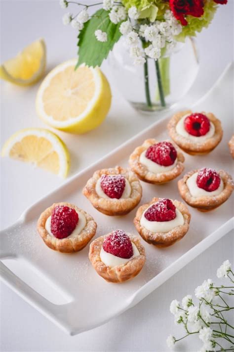 Raspberry Lemon Tartlets Sweet Savory