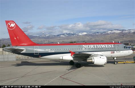 N Nb Airbus A Northwest Airlines Randall Smith Jetphotos