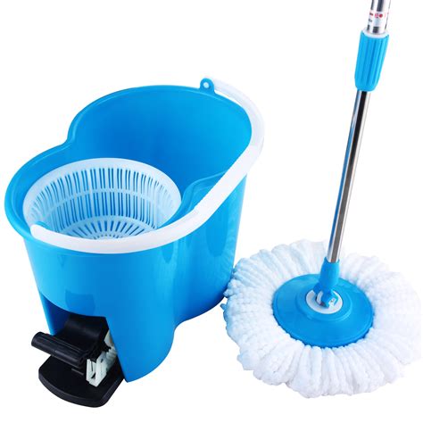 Floor 360° Rotating 2 Heads Mop Microfiber Spinning Magic Spin Easy Wbucket Ebay