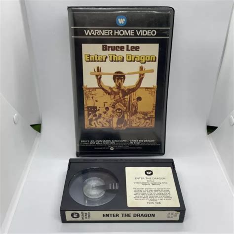 Enter The Dragon Bruce Lee Big Box Original Betamax Tape Not Vhs