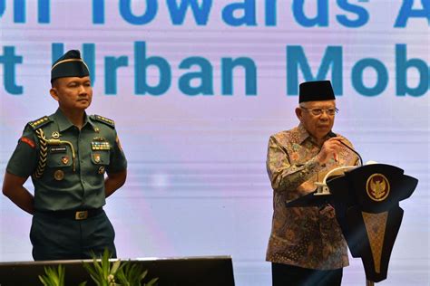 Wapres Penerapan Sistem Transportasi Cerdas Tingkatkan Kualitas Hidup