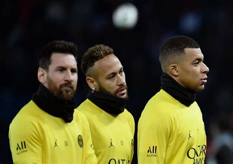 El tridente del PSG en peligro el fin de Messi Neymar Mbappé