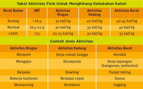 Detail Contoh Aktivitas Fisik Ringan Sedang Dan Berat Koleksi Nomer