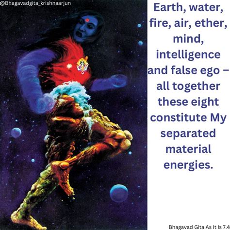 Bhagavad Gita Ego Ethereal Mindfulness Earth Energy Consciousness