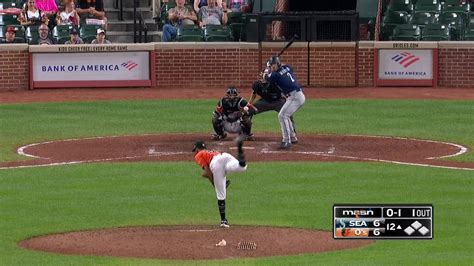 Dillon Tate Foul To Tom Murphy 09 21 2019 Baltimore Orioles