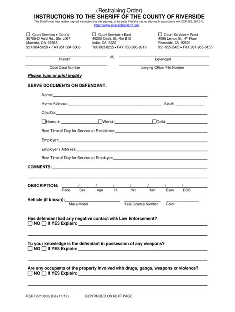 Ca Restraining Order 2017 2024 Form Fill Out And Sign Printable Pdf Template Airslate Signnow