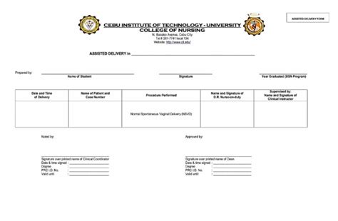 Prc Forms For Assisted Cases Pdf