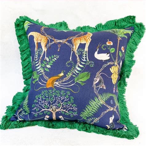 Salmagundi Throw Cushion Cover Midnight The Lemontree Collective