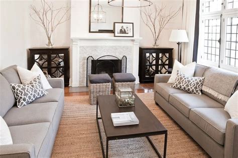 Symmetrical Living Room Decor