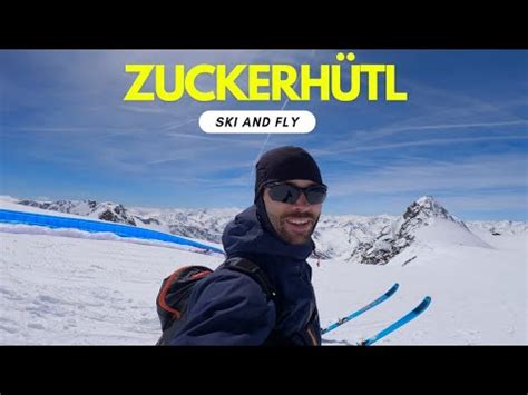 Ski And Fly Zuckerh Tl Und Wilder Pfaff Mit Ski Und Gleitschirm Auf