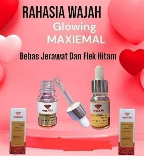 Serum Maxie Glow With DNA SALMON Untuk Semua Jenis Kulit Lazada Indonesia