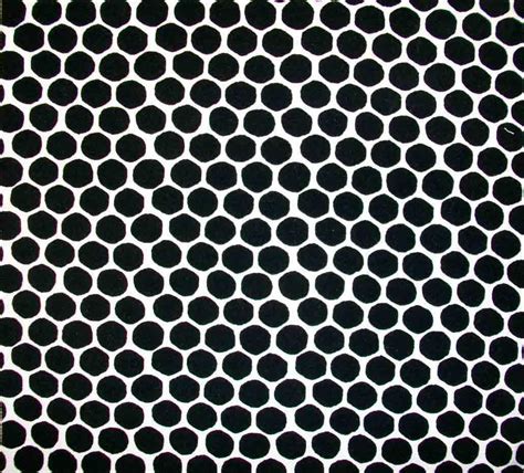 I T D Fabrics Honeycomb Black Fabric