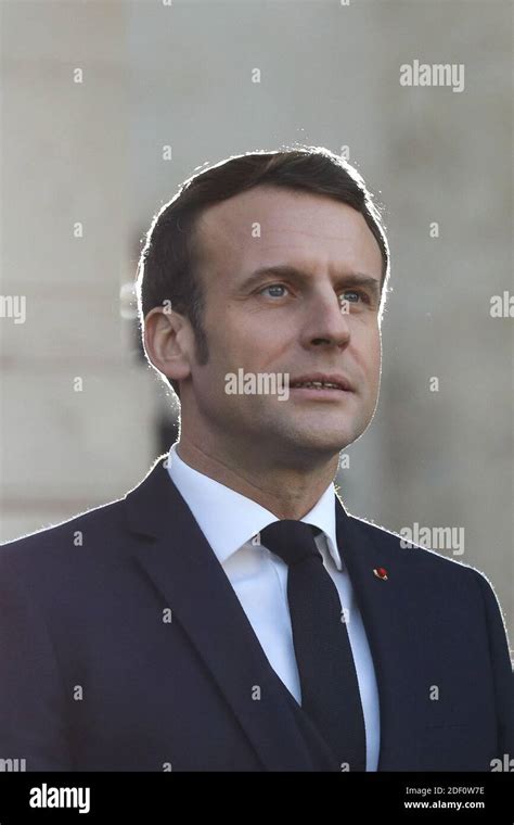 French President Emmanuel Macron Awaits Heads Of States Ahead Of A