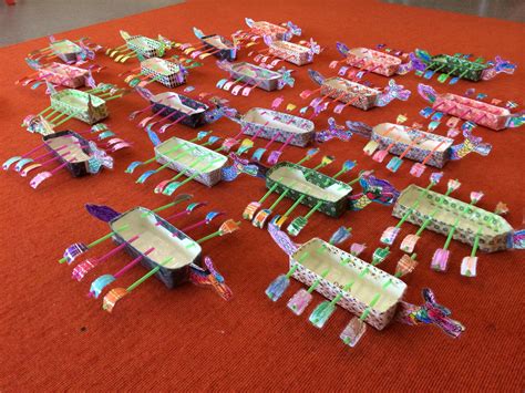 Happy Duanwu Festival A Wonderful Mom In Hong Kong Shared This Image Of Dragon Boats Made With