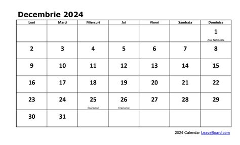 Calendar 2024 Calendar 2024 Romanesc Leaveboard