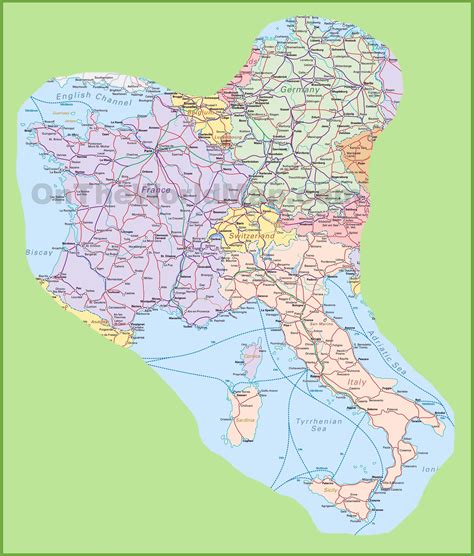 Map Italy France Switzerland – Get Map Update