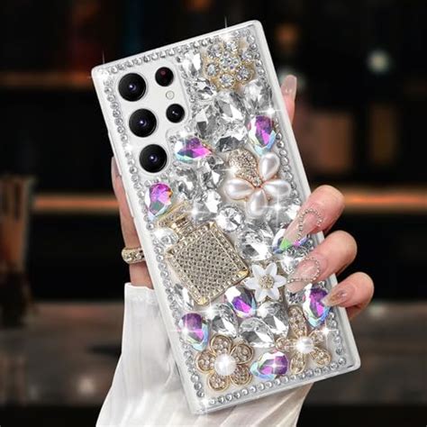 Losin Compatible With Galaxy S24 Ultra Bling Case For Women Girls Luxury 3d Sparkle