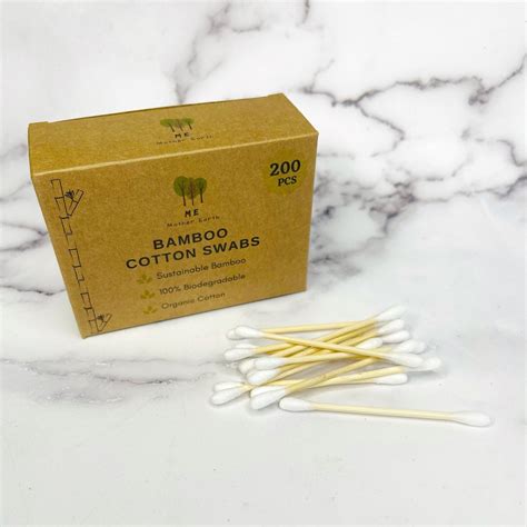 Bamboo Cotton Swabs — Butter Me Up Organics