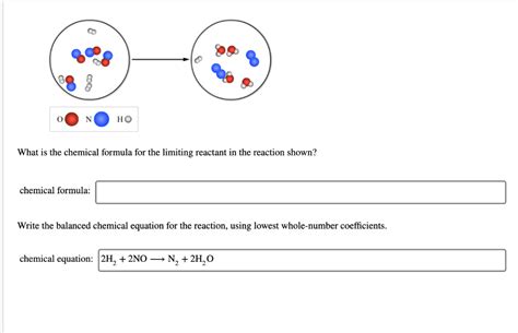 Solved но What is the chemical formula for the limiting | Chegg.com