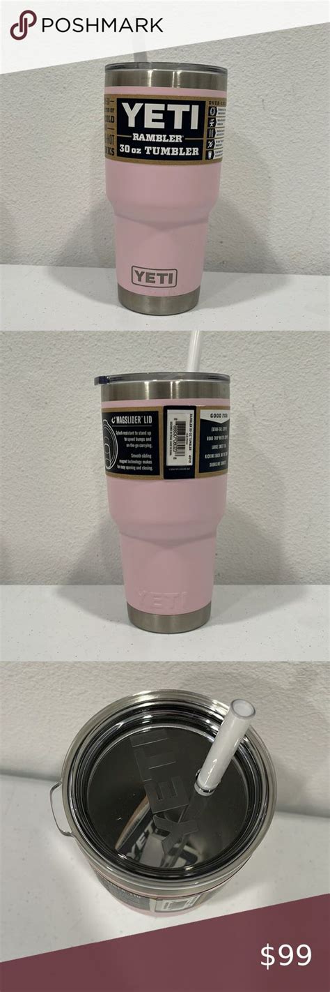 Yeti 30 Oz Rambler w Straw Ice Pink | Yeti 30 oz rambler, Yeti 30 oz, Pink