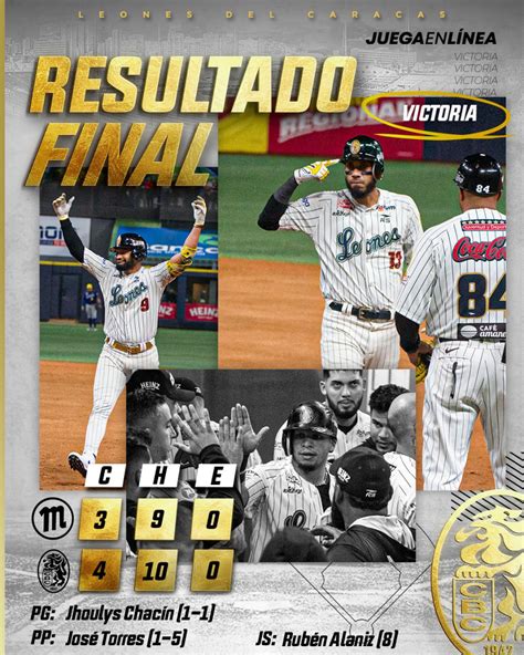 Resultado Leones Vs Bravos Hoy Por La Lvbp Caracas Vence