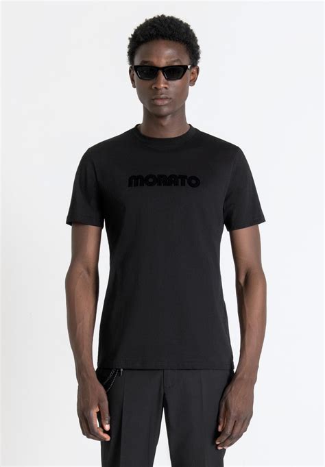 Antony Morato Slim Fit T Shirt T Shirt Con Stampa Black Nero Zalando It