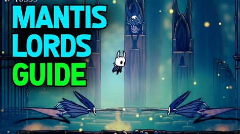 Hollow Knight Mantis Lords Boss Fight Location And Guide Youtube