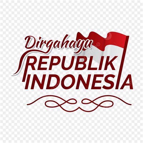 Gambar Desain Elemen Untuk Hari Dirgahayu Indonesia Kemerdekaan