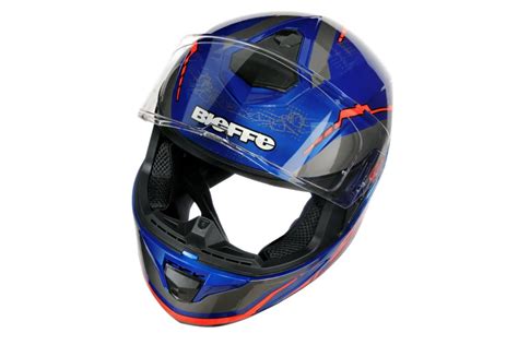 Praia Moto Store Capacete Bieffe B Naked Azul Vermelho