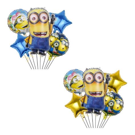 Minion Banana Minions Theme Birthday Party Despicable Me Latex Foil