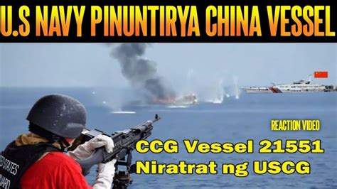 Buti Nga Us Coast Guard Niratrat Umano Ang Ccg Vessel Na