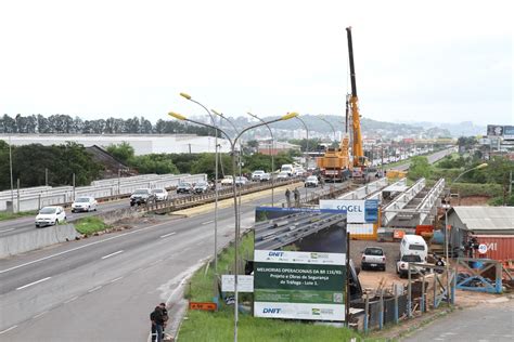 Br 116 Ponte Do Rio Dos Sinos Terá Bloqueio Para Mais Uma Etapa Da