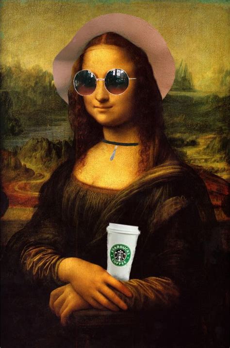 Title Hipster Lisa I Would Like To Express Mona Lisa On A Modern Way