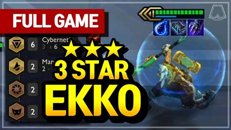 3 Star Ekko In Ranked 6 Cybernetic Comp Teamfight Tactics Full