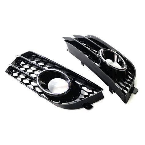 Pcs Abs Front Bumper Fog Light Grille Cover For Audi A X