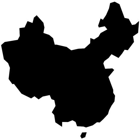 China Map China Country Vector SVG Icon SVG Repo