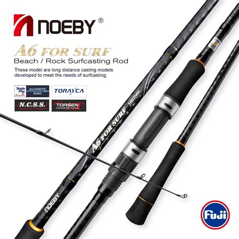 Noeby Beach Surfcasting Fishing Rod 305m 32m Spinning Lure Weight 10