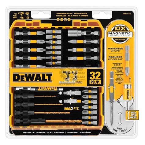 Juego De Puntas De Destornillador DeWalt DWA2SL32