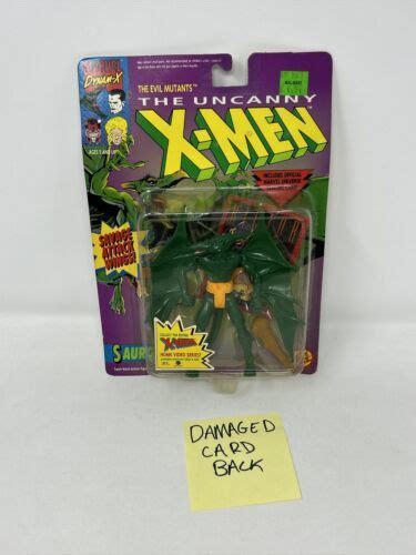 Vintage X-men Sauron Action Figure 1992 Toy Biz SEALED Marvel Uncanny ...