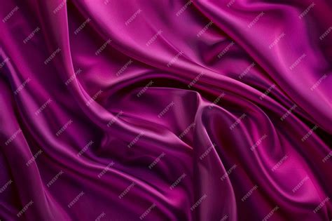 Premium Photo Flowing Silk Fabric Texture