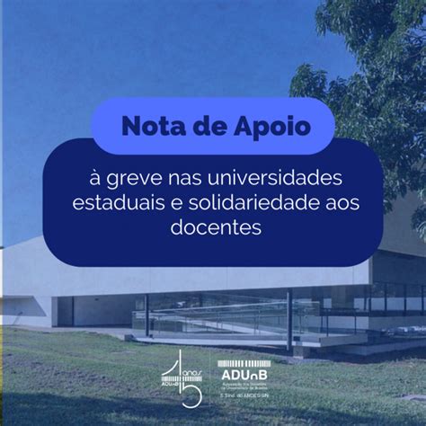 Nota de apoio à greve nas universidades estaduais e solidariedade aos