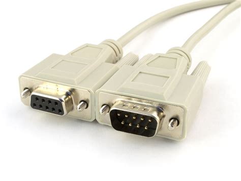 10 FT Null Modem Cable DB9 M F At Cables N More